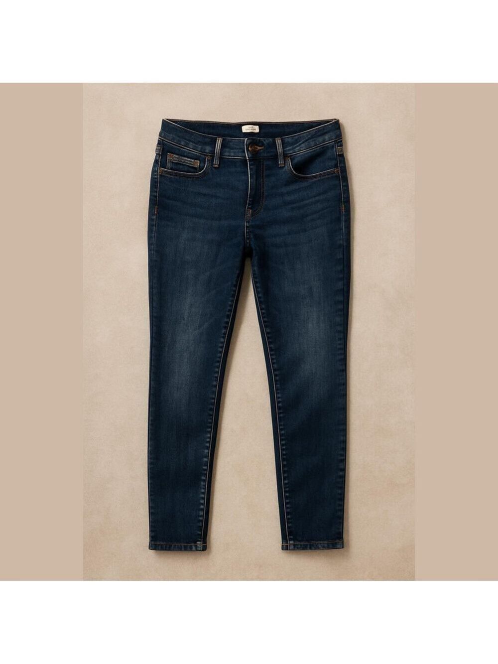Eddie Bauer Dark Blue Skinny Jeans Size 8 Petite - Picture 1 of 4